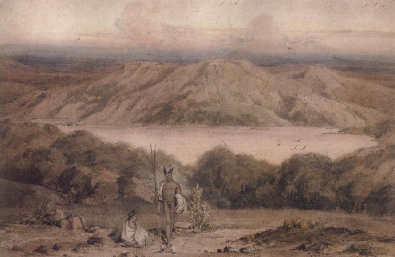 William Westall A View of King George's Sound oil painting image